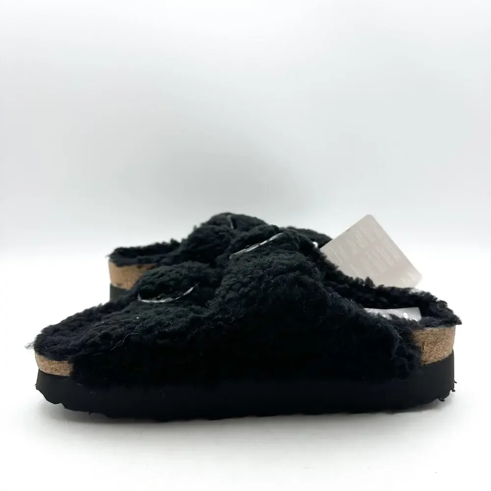 Birkenstock Papillio Womens Arizona Big Buckle Sandals EU 36 US 5 Black NWT